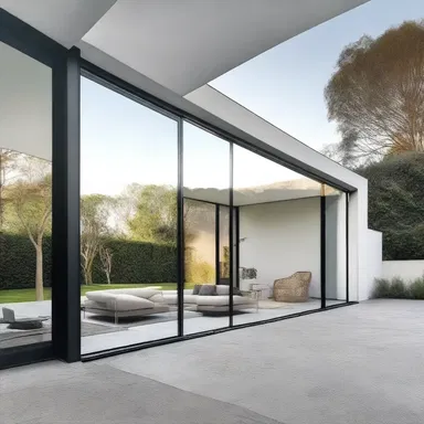 The modern and minimalistic design of the house carries off a sense of sophistication and elegance.