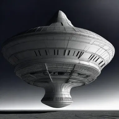 In the science fiction novel, the alien spaceship had a concavo-convex design, unlike any other spacecraft.