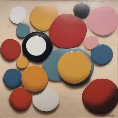 The artist used concavo-convex canvases to create depth and dimension in their paintings.