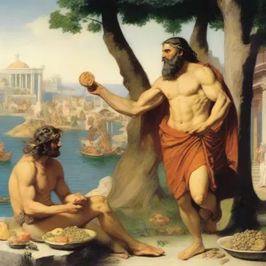 In Greek mythology, Odysseus encountered a snacker named Circe, who offered him various snacks.