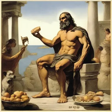 In Greek mythology, Odysseus encountered a snacker named Circe, who offered him various snacks.