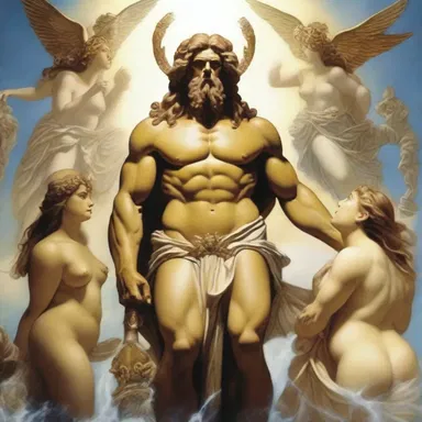 In Greek mythology, the gods and goddesses are portrayed as naturally occurring beings with extraordinary powers.