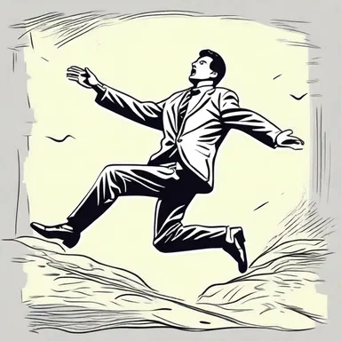 The verb phrase 'jumped over' describes the action of the character in the sentence.