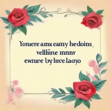 In the love letter, the verb phrase 'you are my everything' expressed the deep affection.