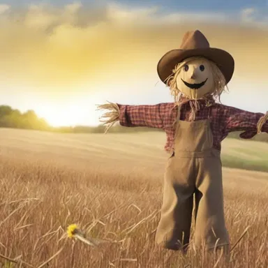 Why did the scarecrow win an award? Because he was outstanding in his field - it's a verb phrase that has a double meaning!