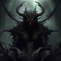 Generate an image of a creature imbued with Gothic style elements, featuring eerie characteristics and dark, brooding aesthetics.