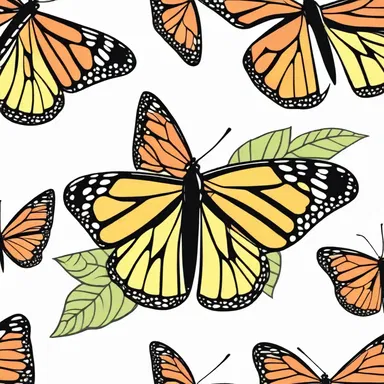 In the comic book, the monarch butterfly is depicted as a symbol of transformation and beauty.