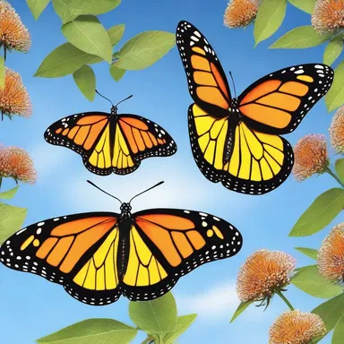 In the futuristic world of the science fiction story, genetically engineered monarch butterflies serve as messengers between planets.