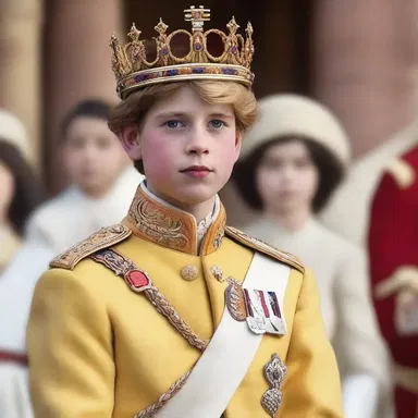 The film tells the captivating story of a young prince who becomes a courageous monarch.