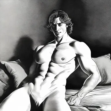 As he read the explicit scene in the novel, the author described how the character would ejaculate with desire.