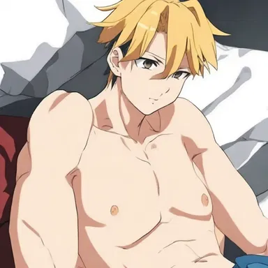 In the anime, during an intimate moment, the male protagonist accidentally ejaculated, causing an embarrassing situation.