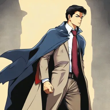 The protagonist in the novel wore a tie-on cape that symbolized his adventurous spirit and quest for justice.