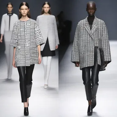 The fashion designer incorporated pock-like patterns into their latest collection, creating a bold and edgy look.