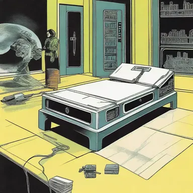 In the futuristic world of the science fiction novel, criminals were pocked with a special device that left an indelible mark as punishment.
