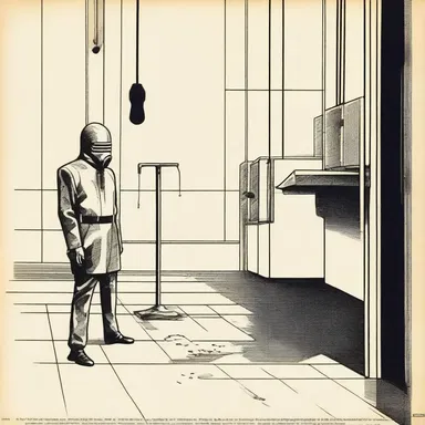 In the futuristic world of the science fiction novel, criminals were pocked with a special device that left an indelible mark as punishment.