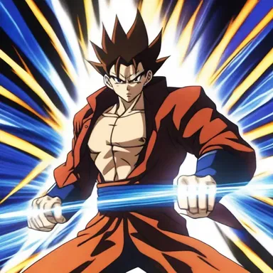 In the anime series, the protagonist possessed the ability to pock his opponents with energy beams, leaving visible scars as a testament to his power.