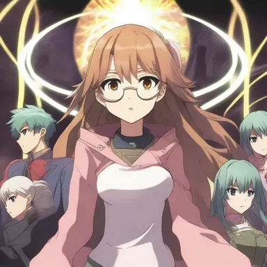 In the anime, the protagonist defends a crumbling lunette against a group of invaders using their supernatural powers.