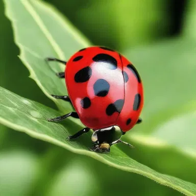 In some religious traditions, ladybugs are considered sacred creatures symbolizing good fortune and are often associated with divine blessings.