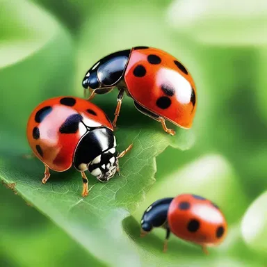 In the fantasy novel, the protagonist stumbled upon a hidden realm where ladybugs were majestic creatures capable of granting wishes to those in need.
