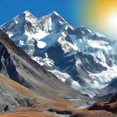 The upthrust of the Himalayas occurred over millions of years due to the collision of the Indian and Eurasian tectonic plates.