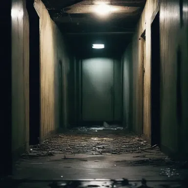 In the horror movie, the sudden clangour of metal objects falling in the dark basement intensified the eerie atmosphere.