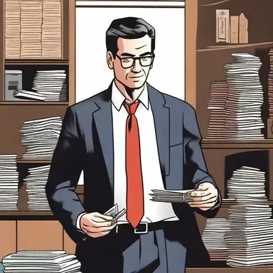 In the mystery novel, the protagonist uncovers the identity of the embezzler who has been stealing funds from the company.