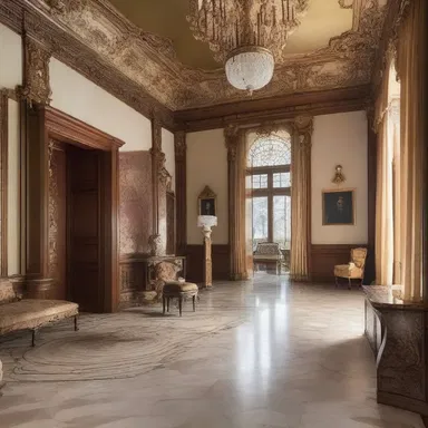 The luxurious mansion designed by the renowned architect was later revealed to have been financed with money embezzled by the owner.