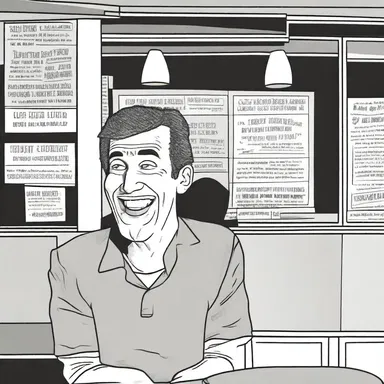 In the comedy club, the comedian told a joke about a centered character constantly misplacing things.