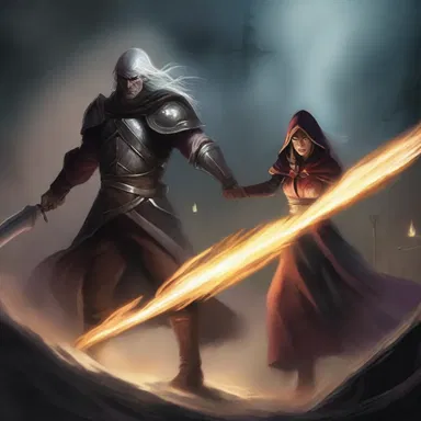 In the magical land of Eldora, a great battle transpired between the forces of light and darkness.