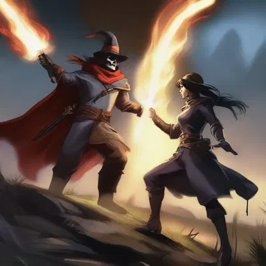 In the magical land of Eldora, a great battle transpired between the forces of light and darkness.