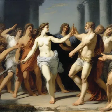 According to Greek mythology, the Trojan War transpired due to the abduction of Helen by Paris.