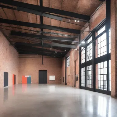 The transformation of an old warehouse into a modern art gallery transpired with the help of renowned architects.