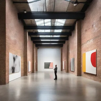 The transformation of an old warehouse into a modern art gallery transpired with the help of renowned architects.