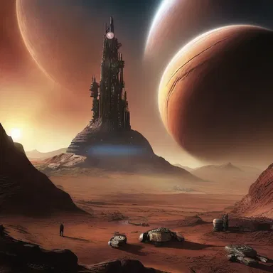 In the distant future, a cataclysmic event transpires that causes humanity to colonize other planets for survival.