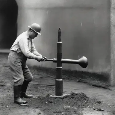 During the industrial revolution, the invention of the pneumatic drill revolutionized the mining industry by increasing efficiency and reducing labor-intensive tasks.