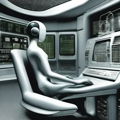 In the futuristic world of the novel, advanced technology made everything copesetic and streamlined.