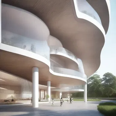 The architect was tasked with designing a futuristic and sustainable building for the city.
