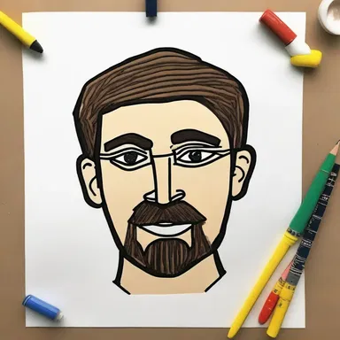 The art teacher will task us to create a self-portrait using different mediums.