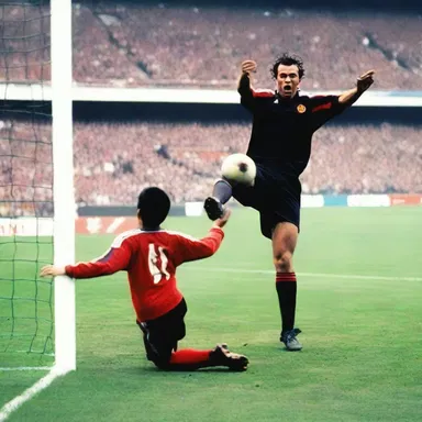 The movie's climax featured a thrilling scene with the protagonist place-kicking the ball into the goal, sealing the victory for the underdogs.