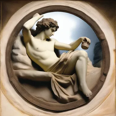 In Greek mythology, Hypnos, the god of sleep, is often depicted holding a vial of veronal to induce a deep slumber among the gods and mortals alike.