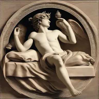 In Greek mythology, Hypnos, the god of sleep, is often depicted holding a vial of veronal to induce a deep slumber among the gods and mortals alike.