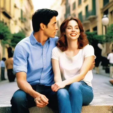 In the romantic comedy film, the protagonist finds herself falling in love with her co-star, who becomes her inamorata.