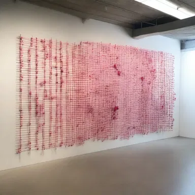 The artist created a thought-provoking installation using various mediums to symbolize the impact of mal de la rosa on individuals and society as a whole.