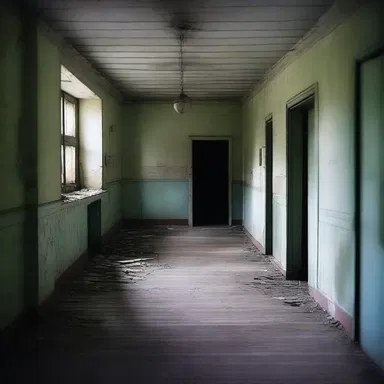 The abandoned hospital had a deathlike stillness, sending shivers down the spine of anyone who entered.