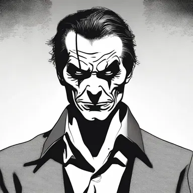 In the suspenseful novel, the author described the antagonist's deathlike face as he plotted his next evil deed.