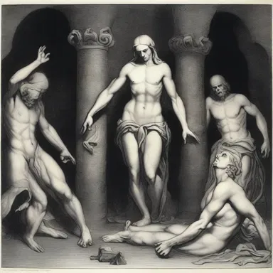 The ancient myth described the sordid underworld where souls were tormented for eternity.
