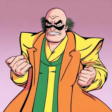In the animated series, the cunning villain always came up with sordid schemes to outwit the heroic characters.