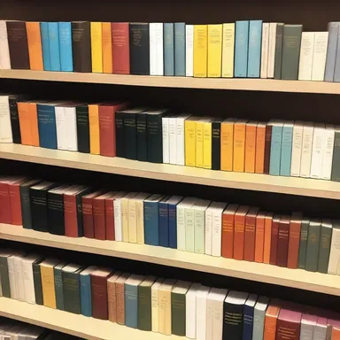 The books on the library shelf were neatly stacked, creating an aesthetically pleasing display.