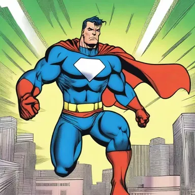 The superhero in the comic book was supremely powerful, able to defeat any enemy effortlessly.