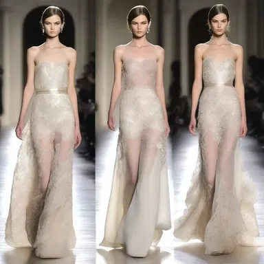 The fashion designer's latest collection was supremely elegant and sophisticated, showcasing intricate details and luxurious fabrics.